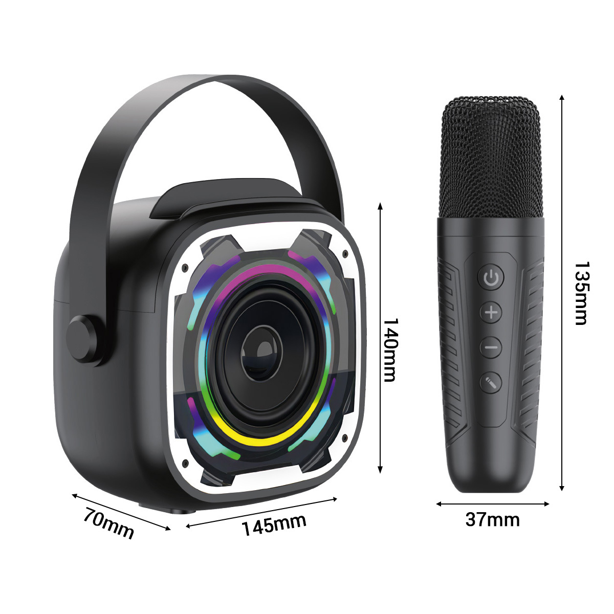 Głośnik Karaoke z 2 mikrofonami Blavec WS-08 czarny SAMSUNG Galaxy A32 / 5 Głośnik Karaoke z 2 mikrofonami Blavec WS-08 czarny SAMSUNG Galaxy A32 / 5
