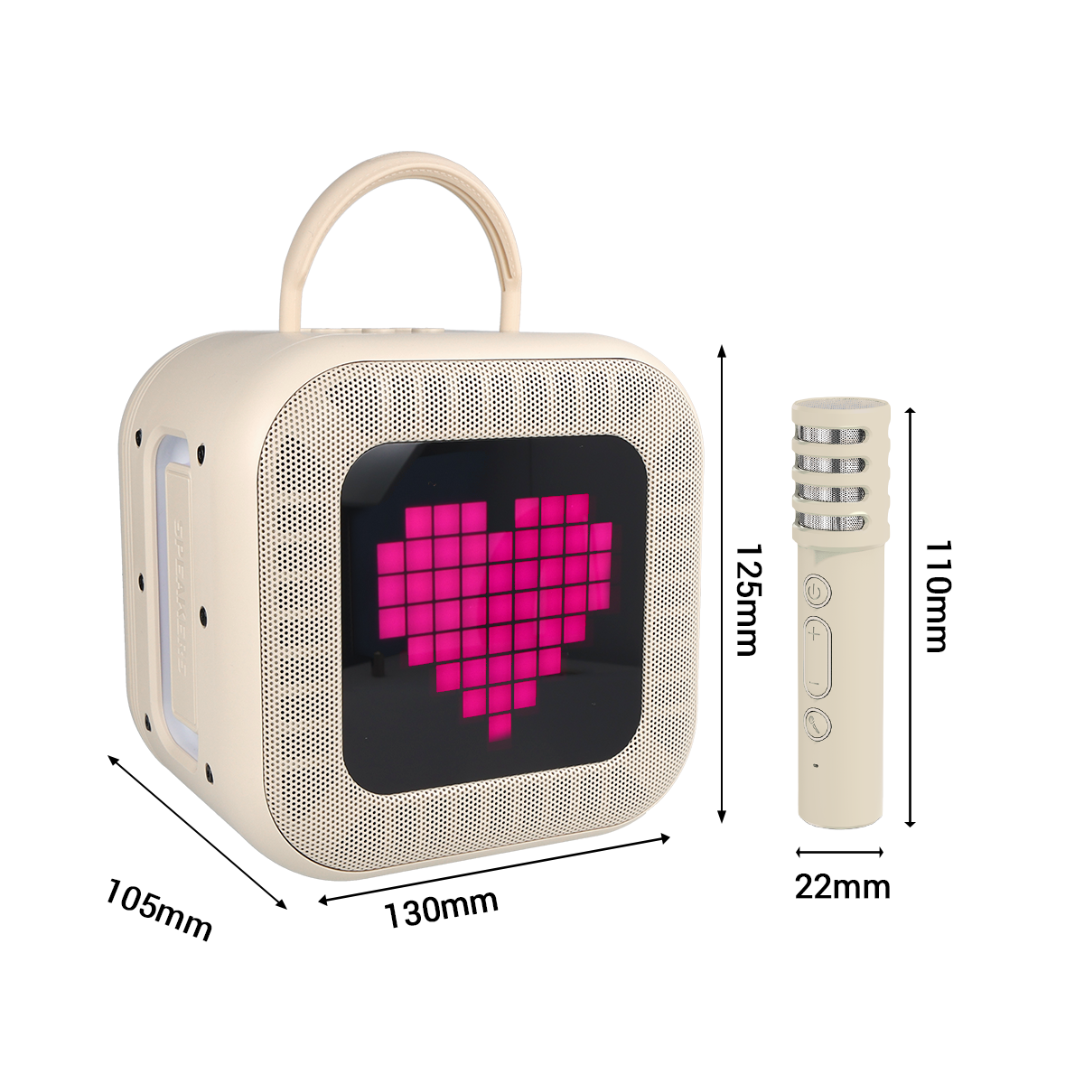 Głośnik Blavec WS-09 Karaoke Fun 10W z 2 mikrofonami beżowy SAMSUNG Galaxy A32 / 2 Głośnik Blavec WS-09 Karaoke Fun 10W z 2 mikrofonami beżowy SAMSUNG Galaxy A32 / 2