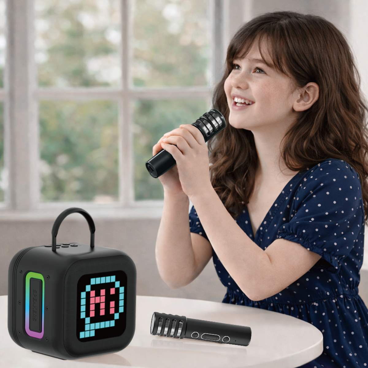 Głośnik Blavec WS-09 Karaoke Fun 10W z 2 mikrofonami czarny SAMSUNG Galaxy A32 / 6 Głośnik Blavec WS-09 Karaoke Fun 10W z 2 mikrofonami czarny SAMSUNG Galaxy A32 / 6