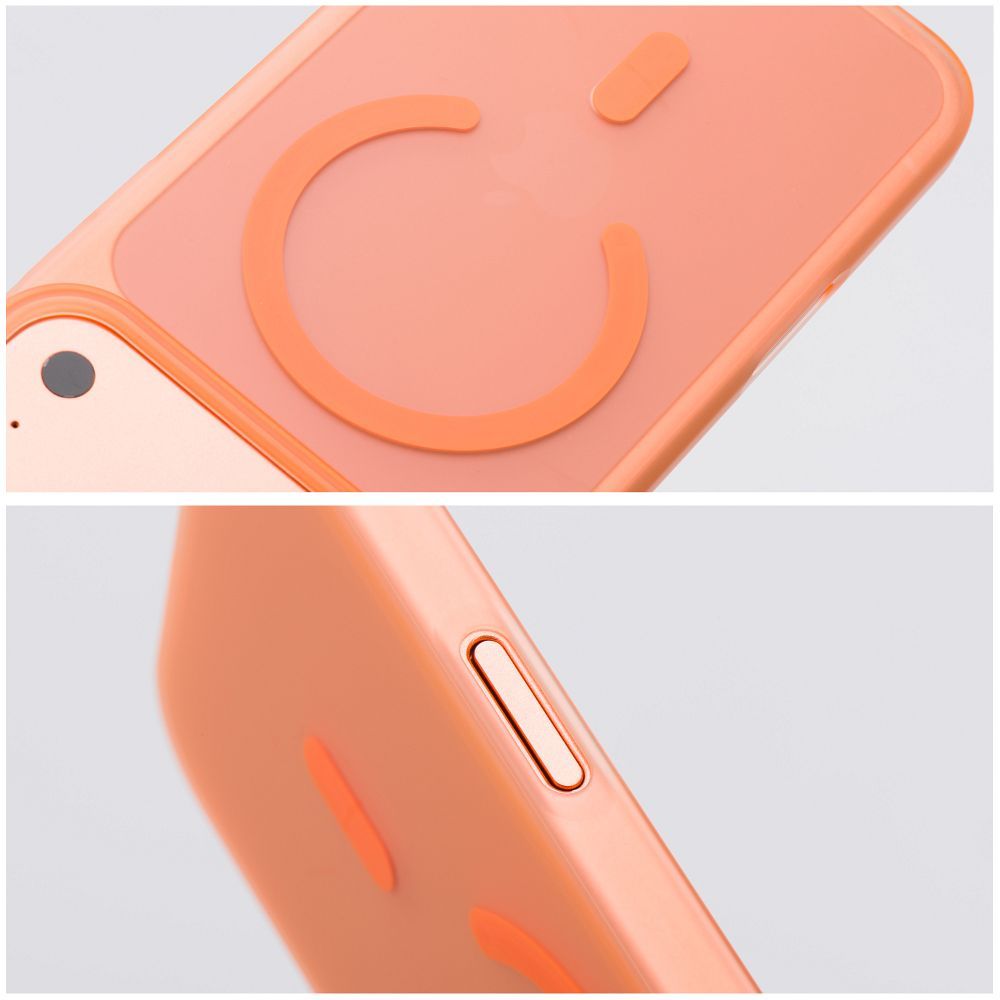 Pokrowiec Go Orange na tył MagSafe pomarańczowe APPLE iPhone 17 Pro / 4 Pokrowiec Go Orange na tył MagSafe pomarańczowe APPLE iPhone 17 Pro / 4