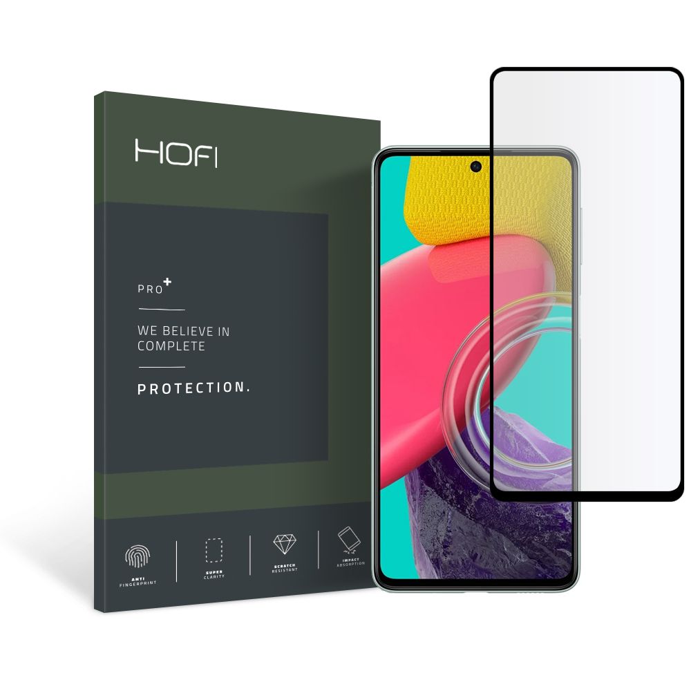 Szko hartowane Hofi Full Pro+ czarne SAMSUNG Galaxy M53 5G