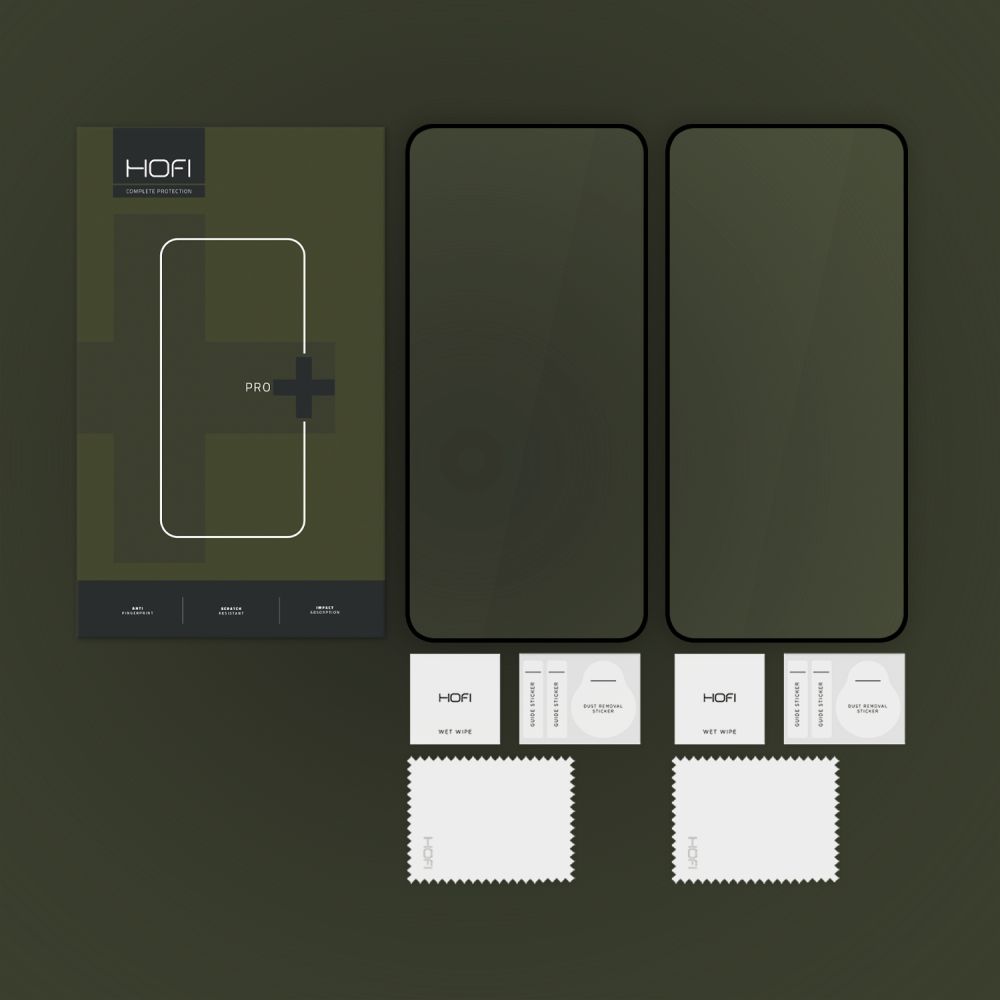 Szkło hartowane Hofi Glass Pro+ 2-pack Plus czarne SAMSUNG Galaxy S25 Plus / 4