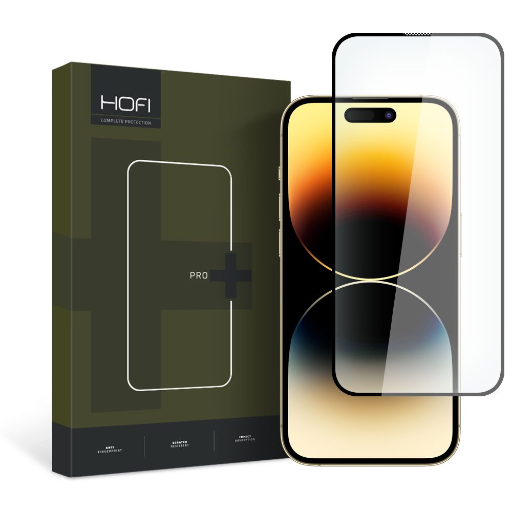 Szko hartowane Hofi Glass Pro+ czarne APPLE iPhone 15 Plus