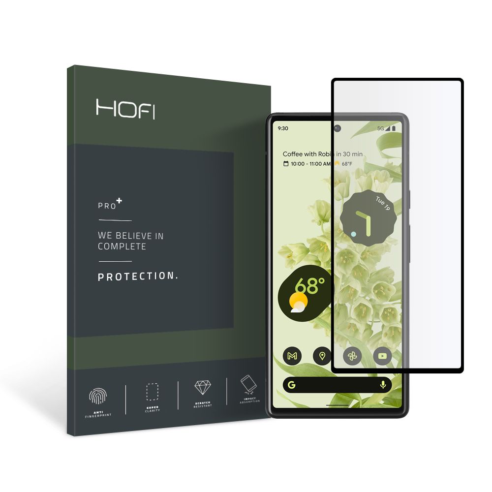 Szko hartowane Hofi Glass Pro+ czarne Google Pixel 6