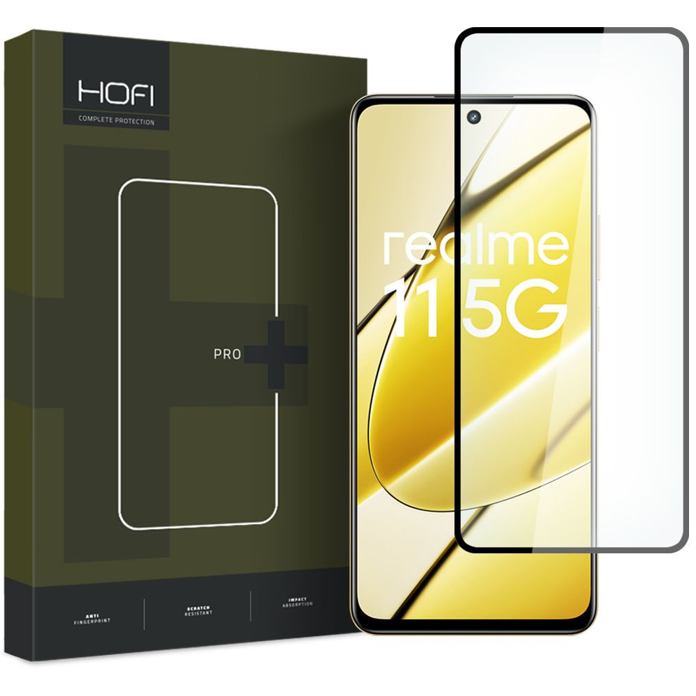 Szko hartowane Hofi Glass Pro+ czarne Realme 11 5G
