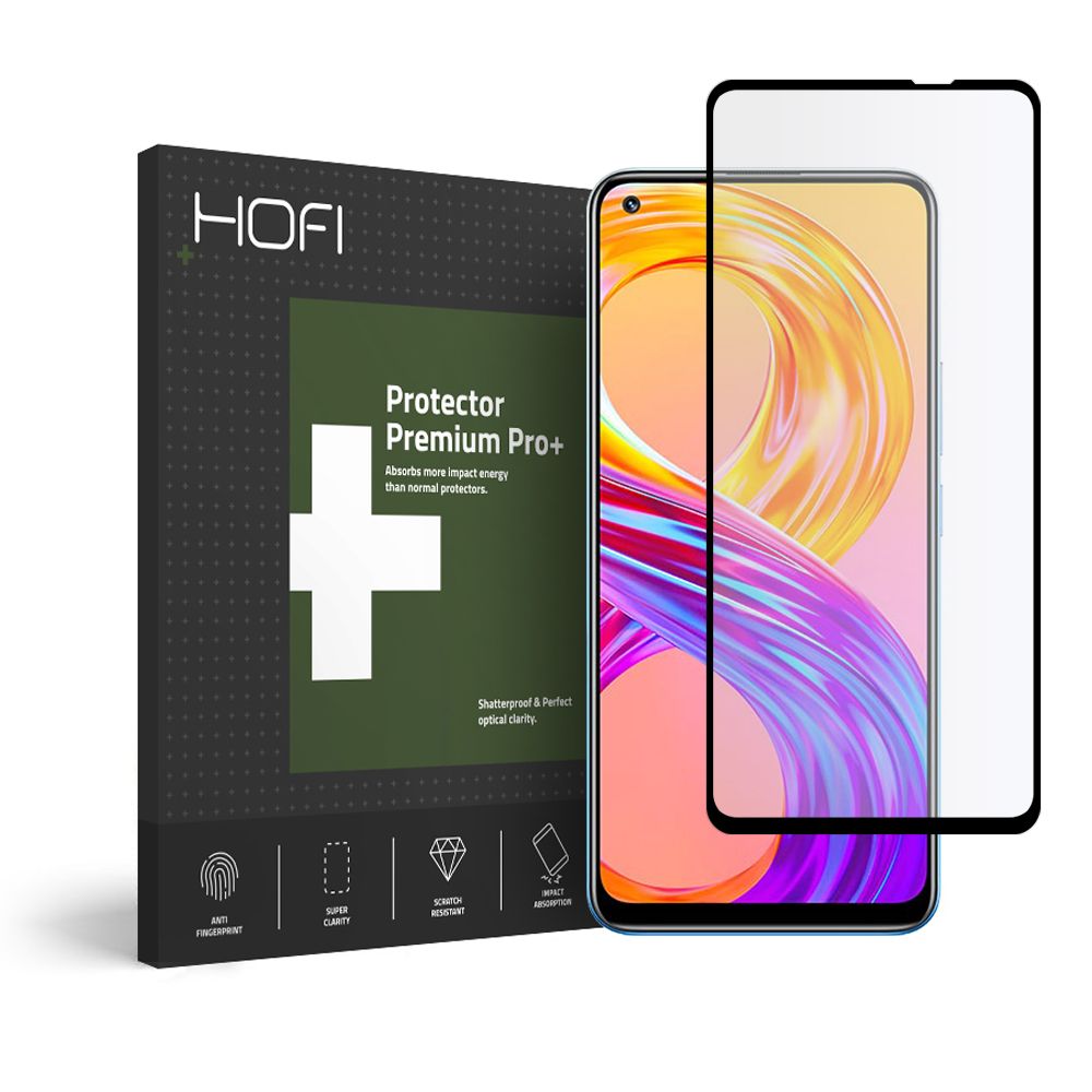 Szko hartowane Hofi Glass Pro+ czarne Realme 8