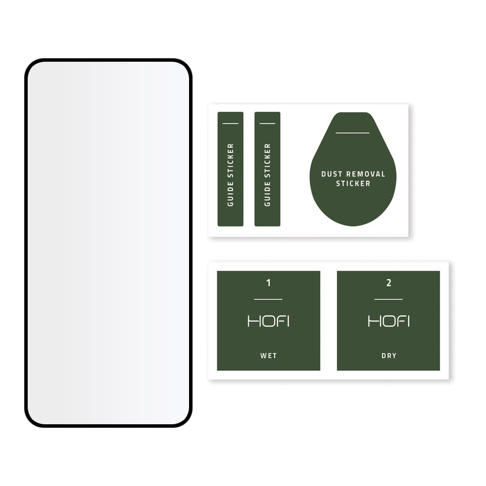 Szko hartowane Hofi Glass Pro+ czarne Realme 8 5G / 2