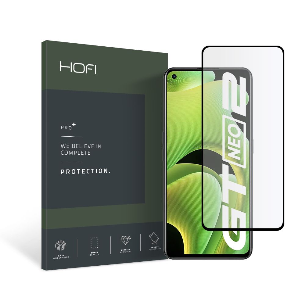 Szko hartowane Hofi Glass Pro+ czarne Realme GT Neo 2T