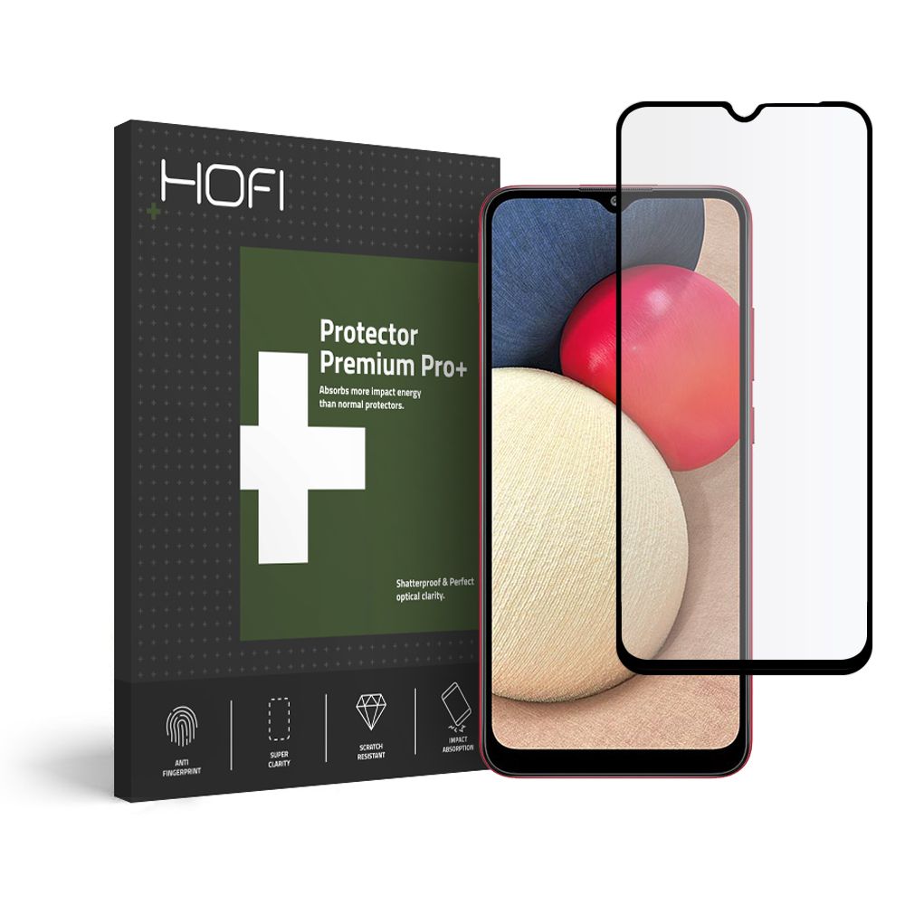 Szko hartowane Hofi Glass Pro+ czarne SAMSUNG Galaxy A02s