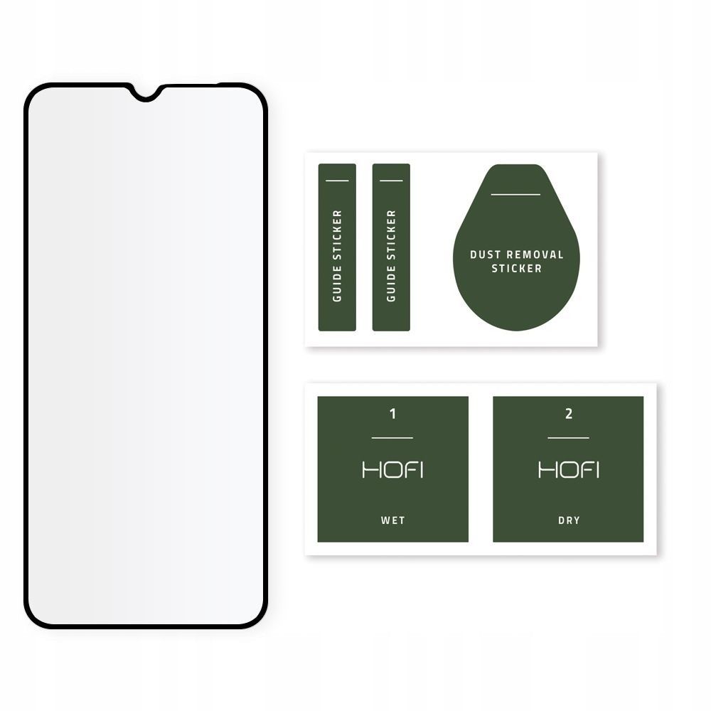 Szko hartowane Hofi Glass Pro+ czarne SAMSUNG Galaxy A03s / 4