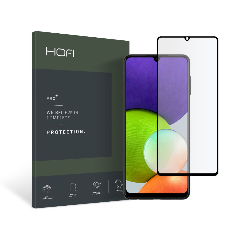Szko hartowane Hofi Glass Pro+ czarne SAMSUNG Galaxy A22 4G