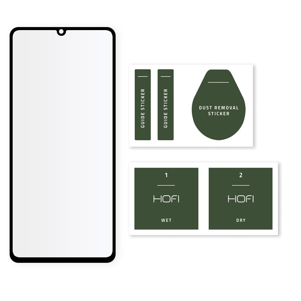 Szko hartowane Hofi Glass Pro+ czarne SAMSUNG Galaxy A32 / 2