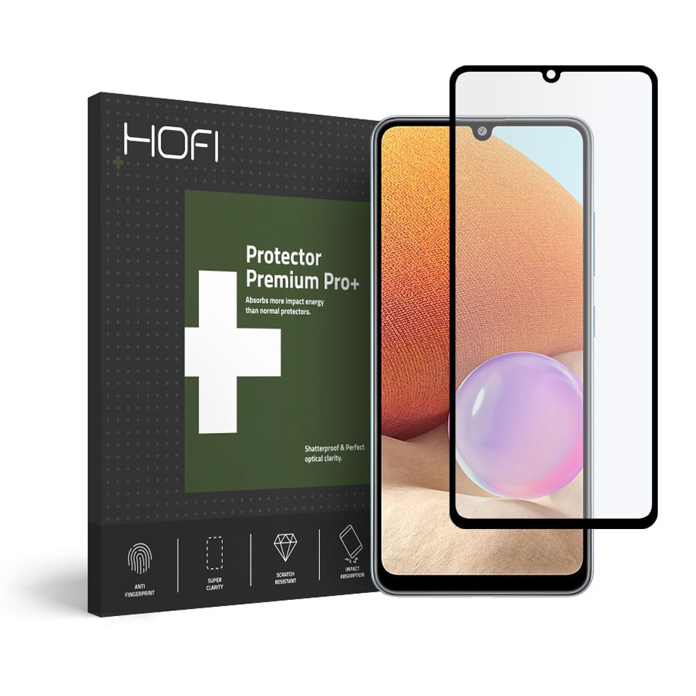 Szko hartowane Hofi Glass Pro+ czarne SAMSUNG Galaxy A32 LTE