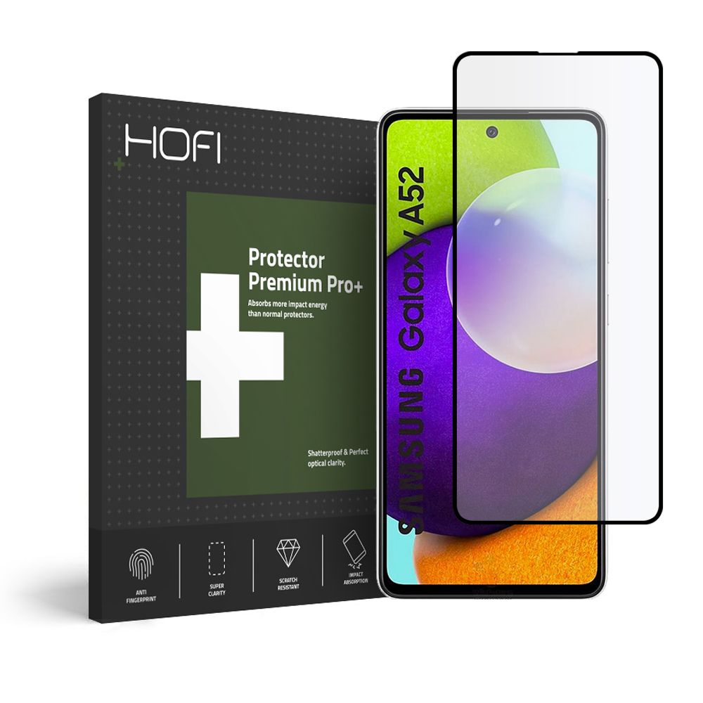 Szko hartowane Hofi Glass Pro+ czarne SAMSUNG Galaxy A52 5G