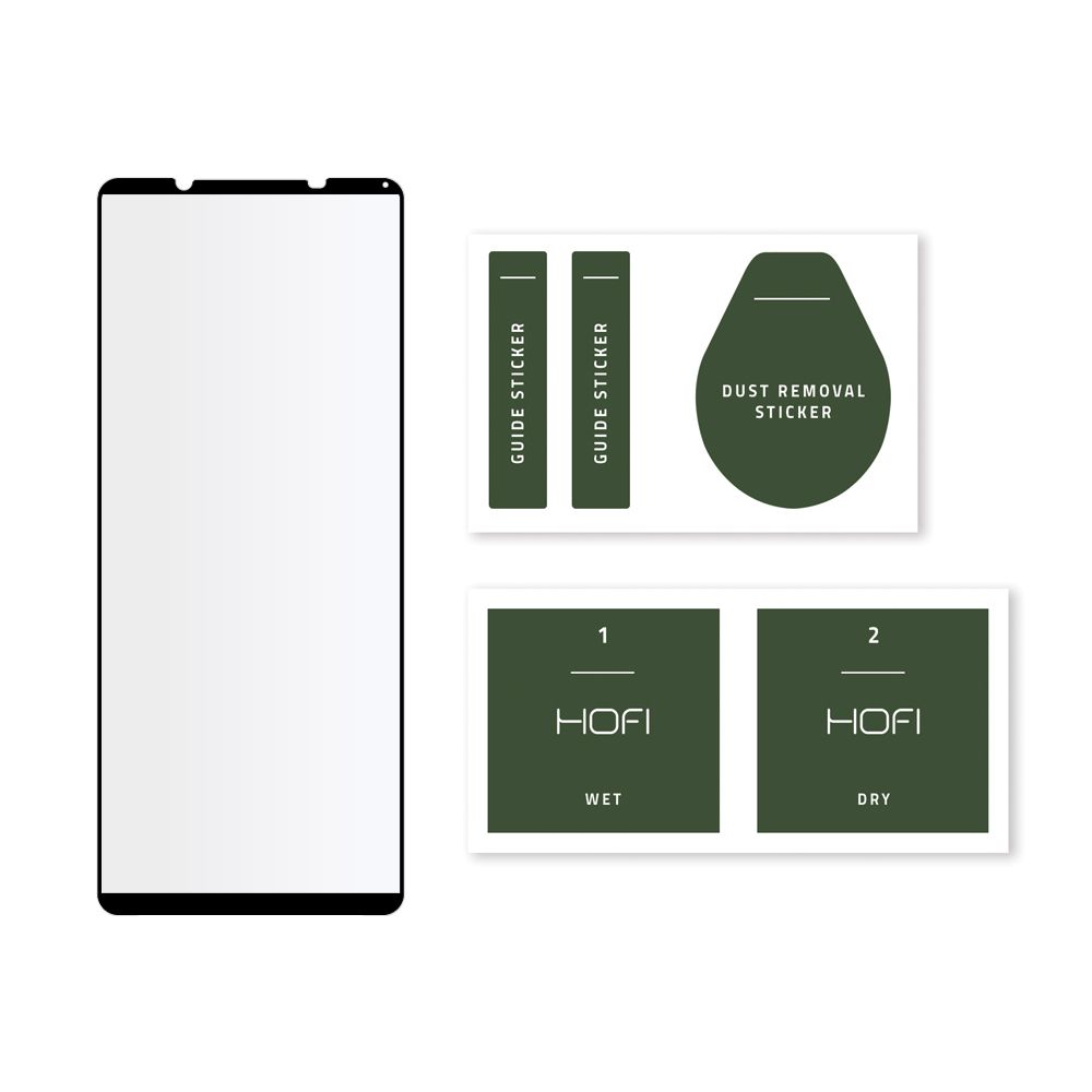 Szko hartowane Hofi Glass Pro+ czarne SONY Xperia 10 III / 2