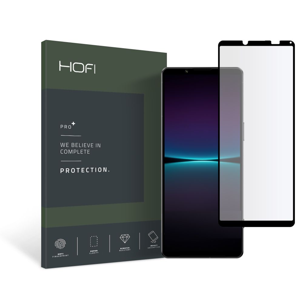 Szko hartowane Hofi Glass Pro+ czarne SONY Xperia 10 IV