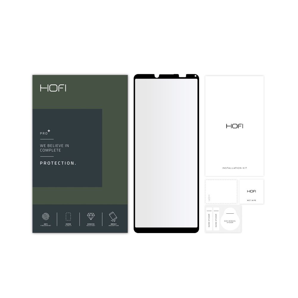 Szko hartowane Hofi Glass Pro+ czarne SONY Xperia 10 IV / 2