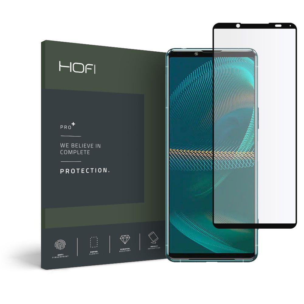 Szko hartowane Hofi Glass Pro+ czarne SONY Xperia 5 III
