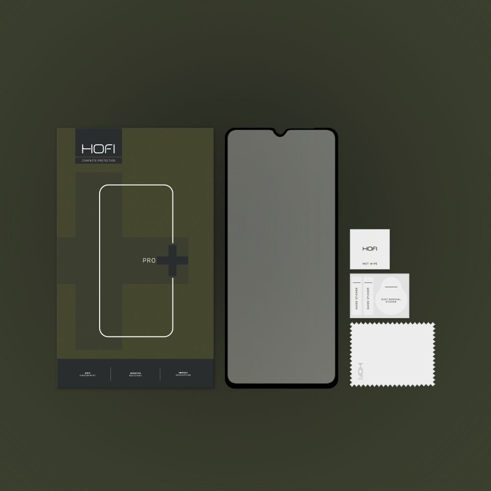 Szko hartowane Hofi Glass Pro+ czarne Xiaomi Poco C40 / 2