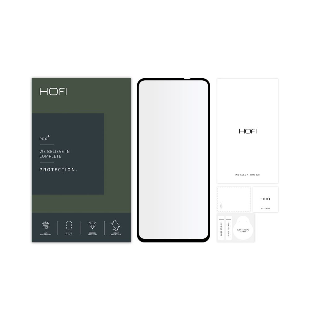 Szko hartowane Hofi Glass Pro+ czarne Xiaomi POCO M4 Pro 5G / 2