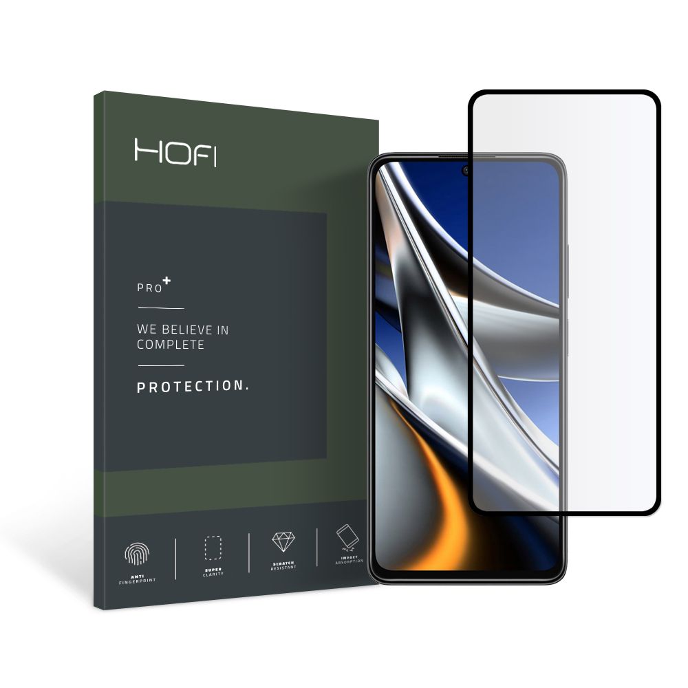 Szko hartowane Hofi Glass Pro+ czarne Xiaomi POCO X4 Pro 5G