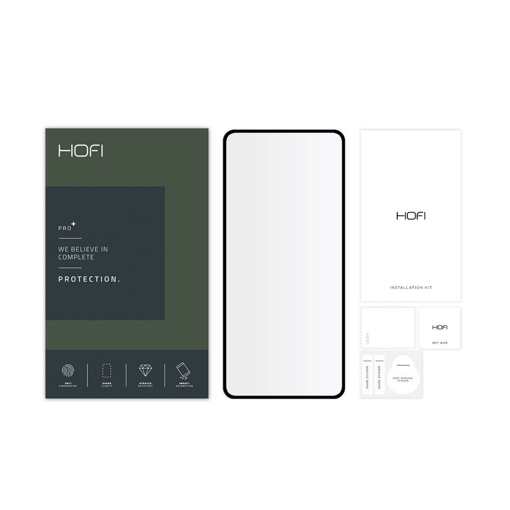Szko hartowane Hofi Glass Pro+ czarne Xiaomi POCO X4 Pro 5G / 2