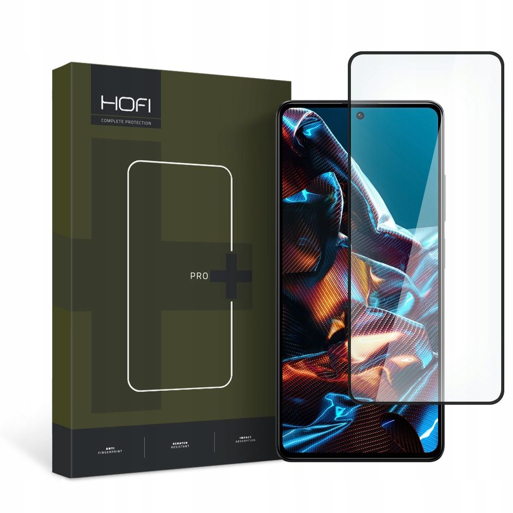 Szko hartowane Hofi Glass Pro+ czarne Xiaomi Poco X5 Pro 5G