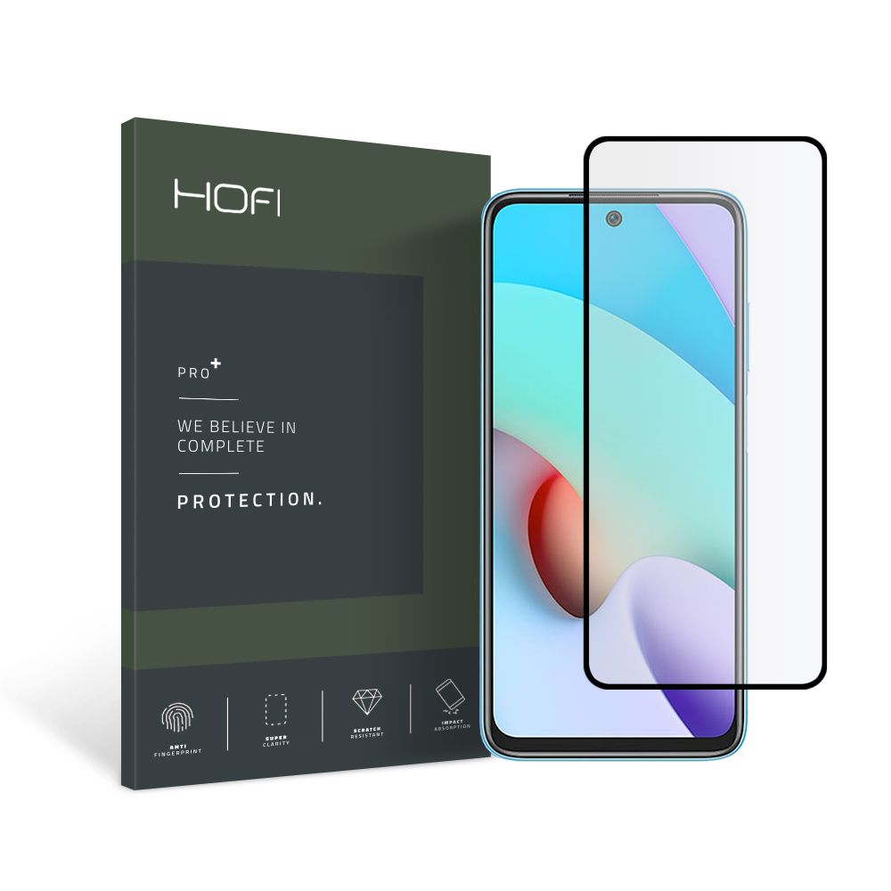 Szko hartowane Hofi Glass Pro+ czarne Xiaomi Redmi 10