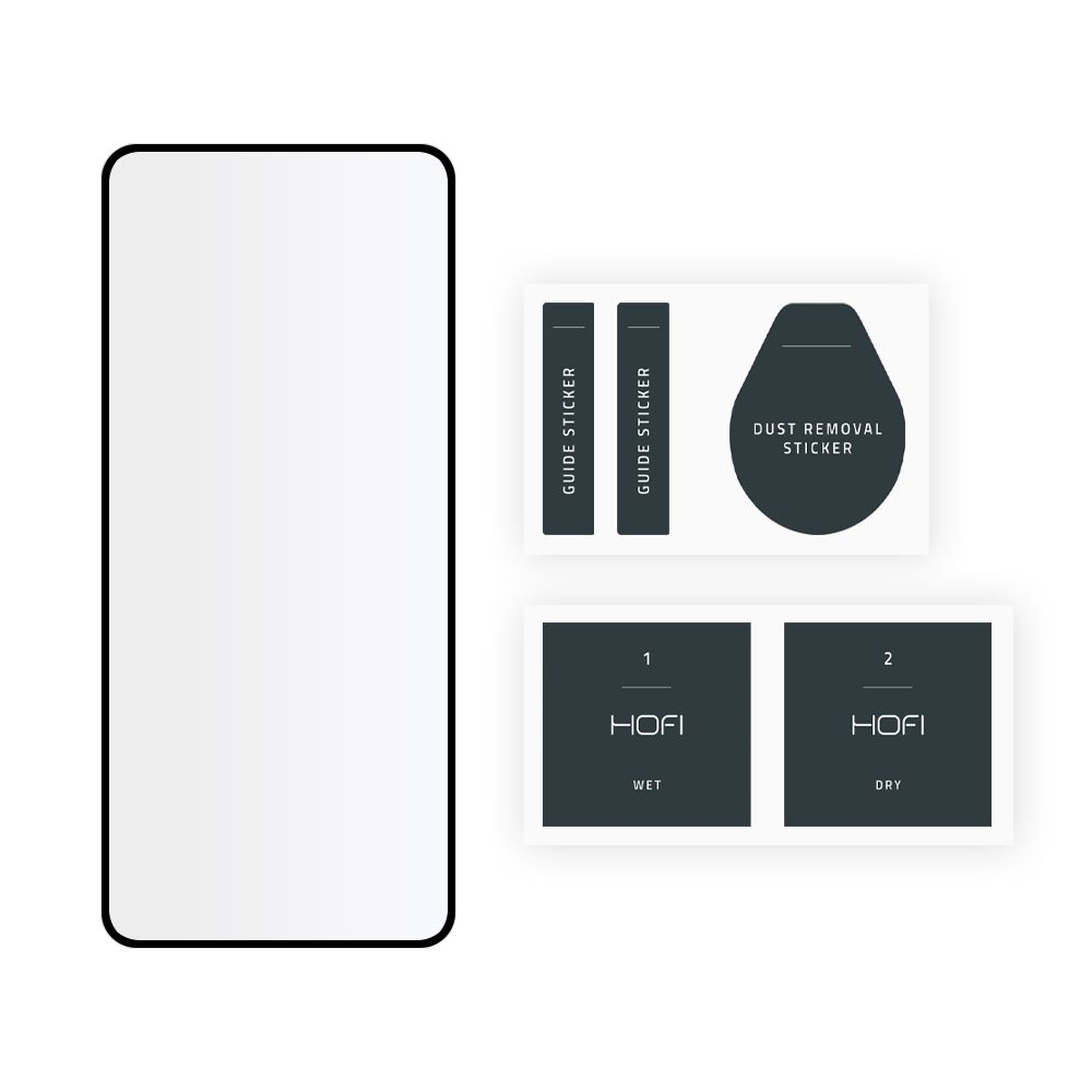 Szko hartowane Hofi Glass Pro+ czarne Xiaomi Redmi 10 / 2