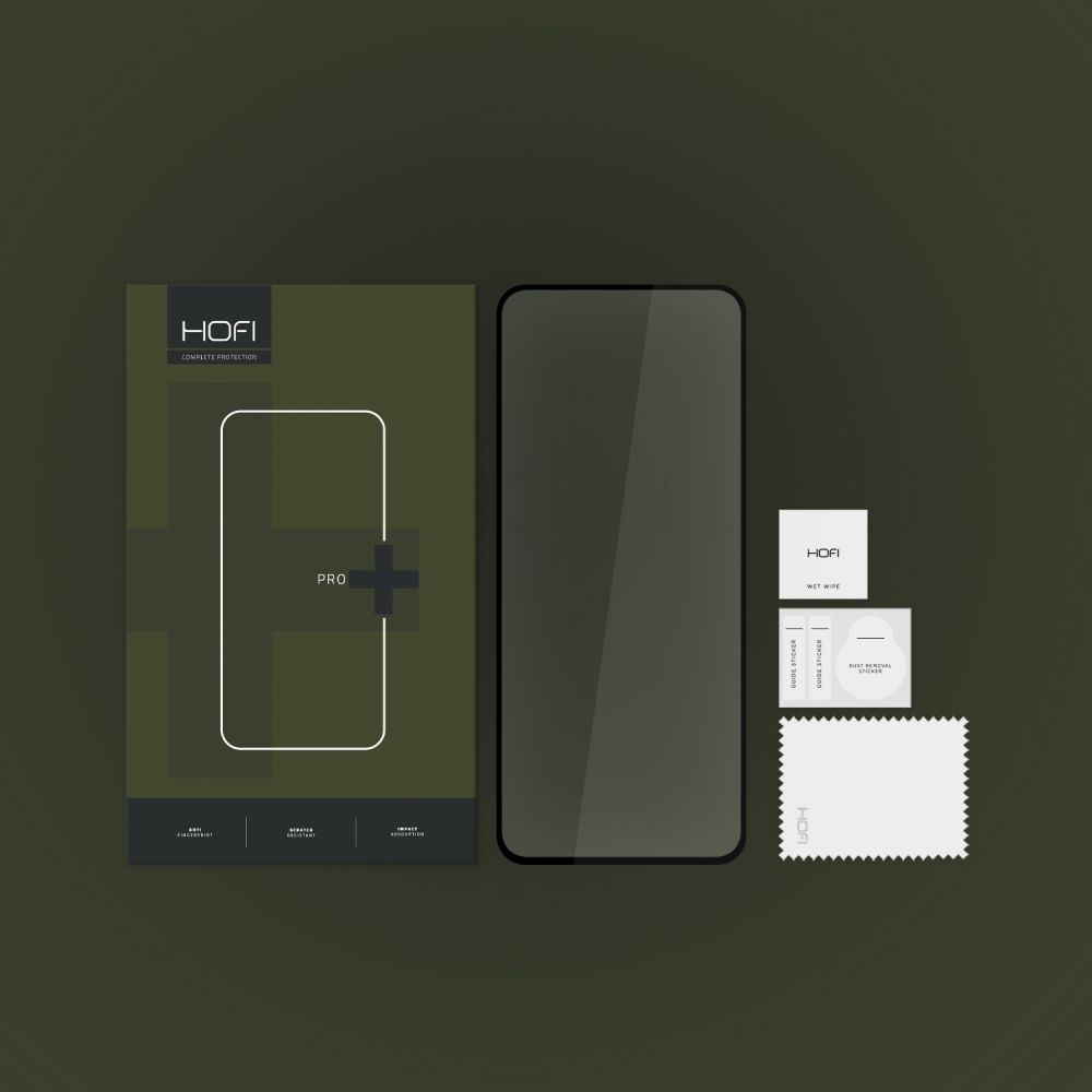 Szko hartowane Hofi Glass Pro+ czarne Xiaomi Redmi 12 / 4