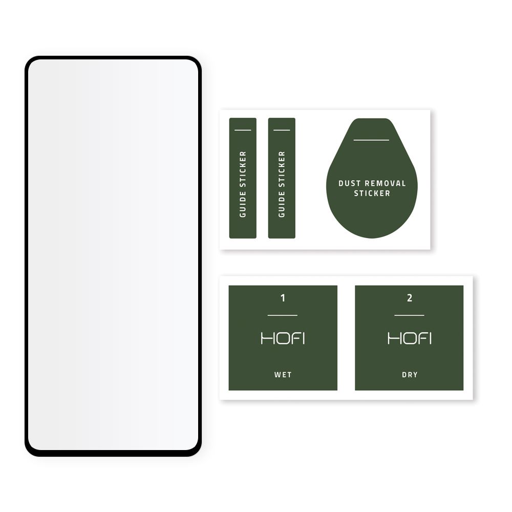 Szko hartowane Hofi Glass Pro+ czarne Xiaomi Redmi Note 10 / 2