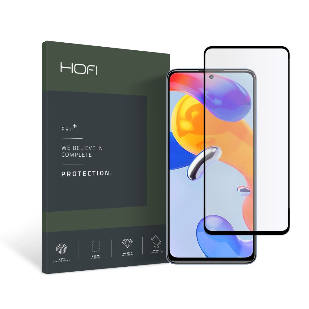 Szko hartowane Hofi Glass Pro+ czarne Xiaomi Redmi Note 11 Pro
