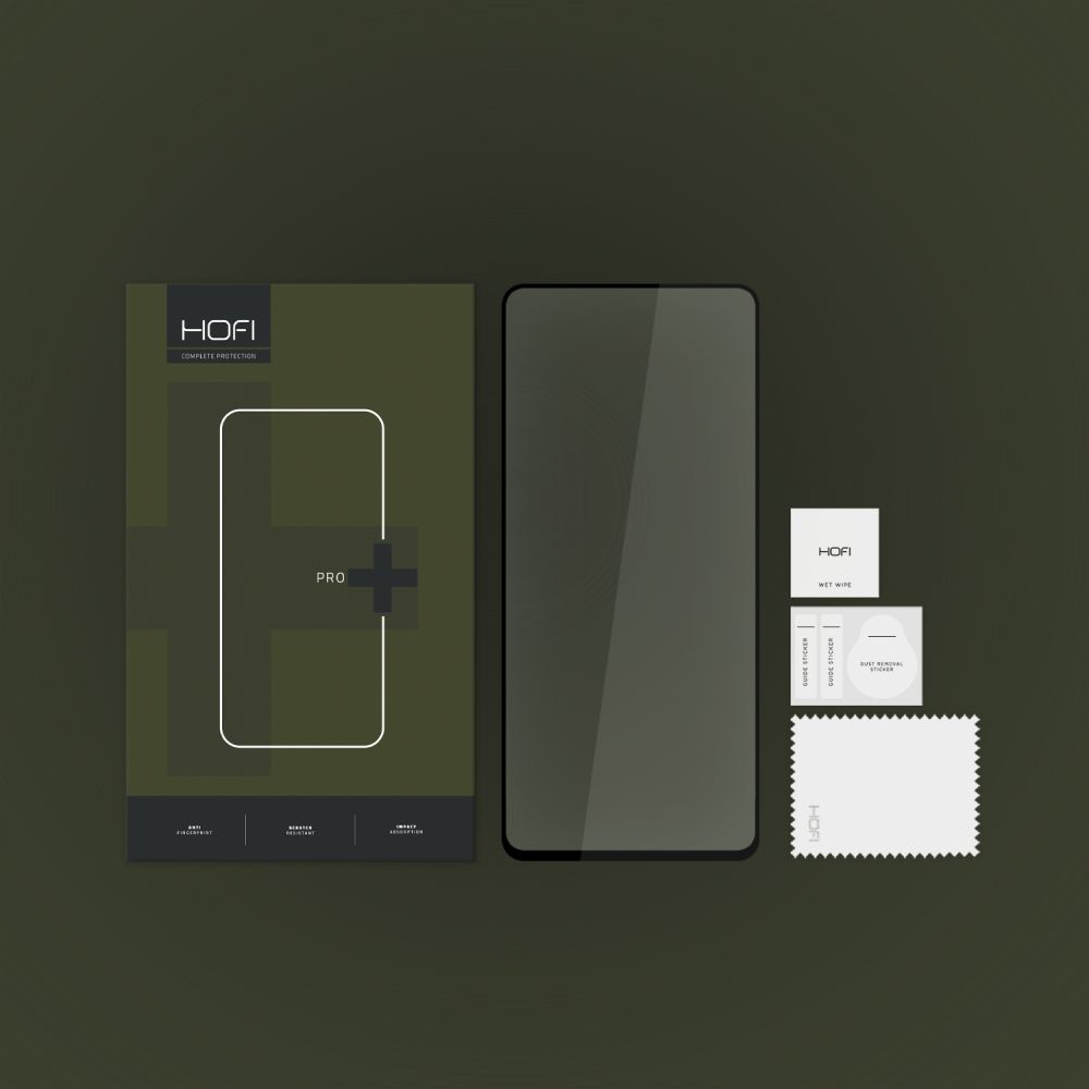 Szko hartowane Hofi Glass Pro+ czarne Xiaomi Redmi Note 12 4G / 4