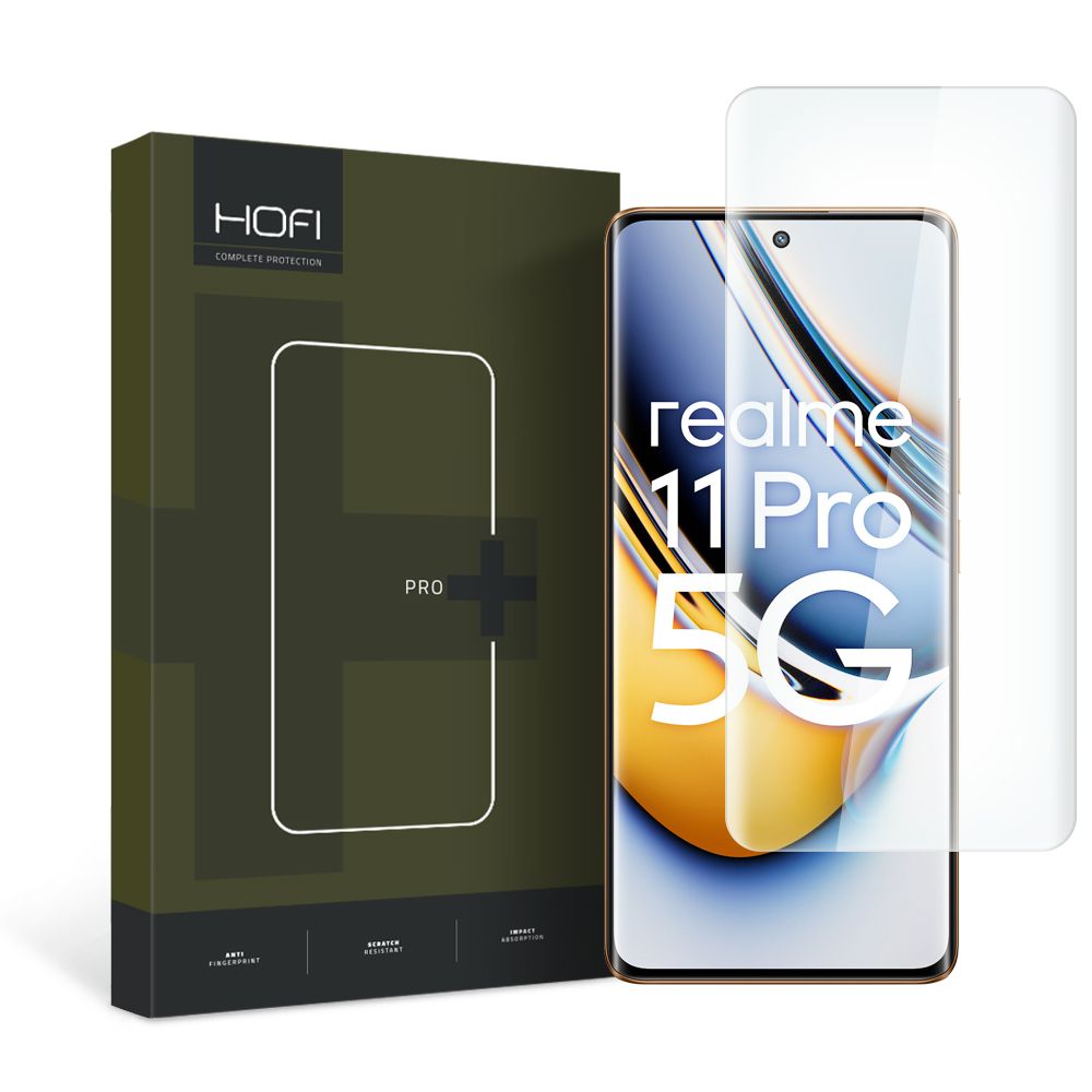 Szko hartowane Hofi Uv Glass Pro+ przeroczyste Realme 11 Pro