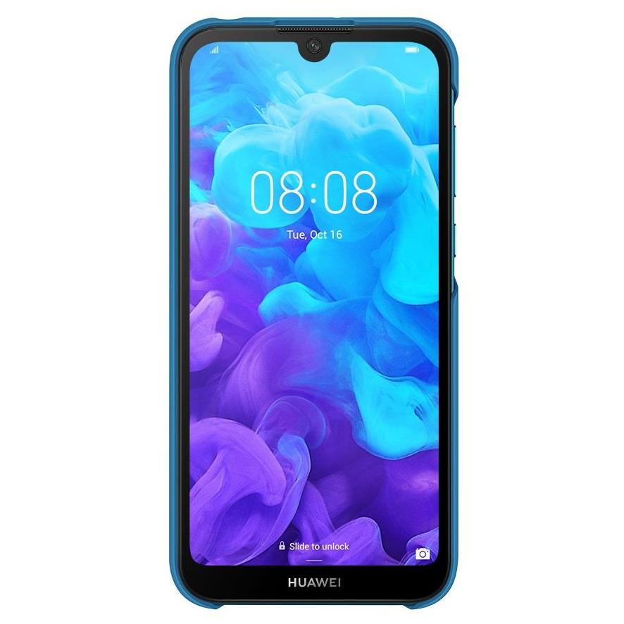 Pokrowiec etui oryginalne Huawei Back Case niebieskie HUAWEI Y5 2019 / 3