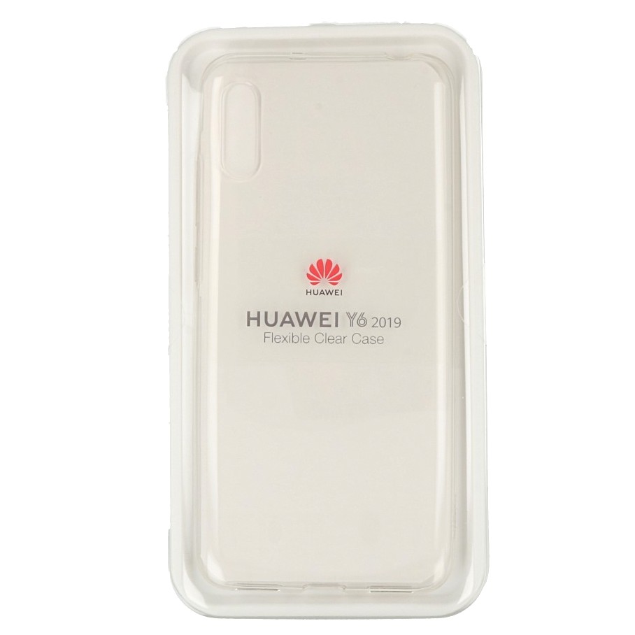Pokrowiec etui oryginalne Huawei Flexible Clear Case HUAWEI Y6 2019 / 6