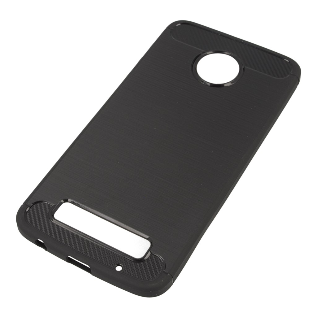 Pokrowiec etui pancerne Karbon Case czarne Xiaomi Redmi Note 5 Pro