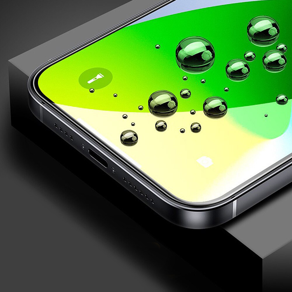 Szko hartowane hybrydowe Ceramic czarne APPLE iPhone 13 Pro Max / 8