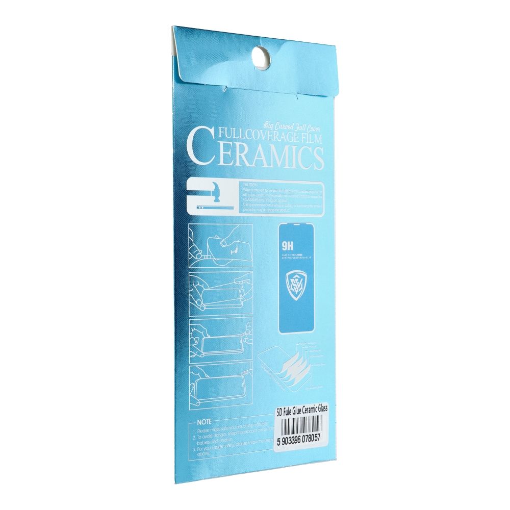 Szk�o hartowane hybrydowe Ceramic czarne SAMSUNG Galaxy A37 5G / 8