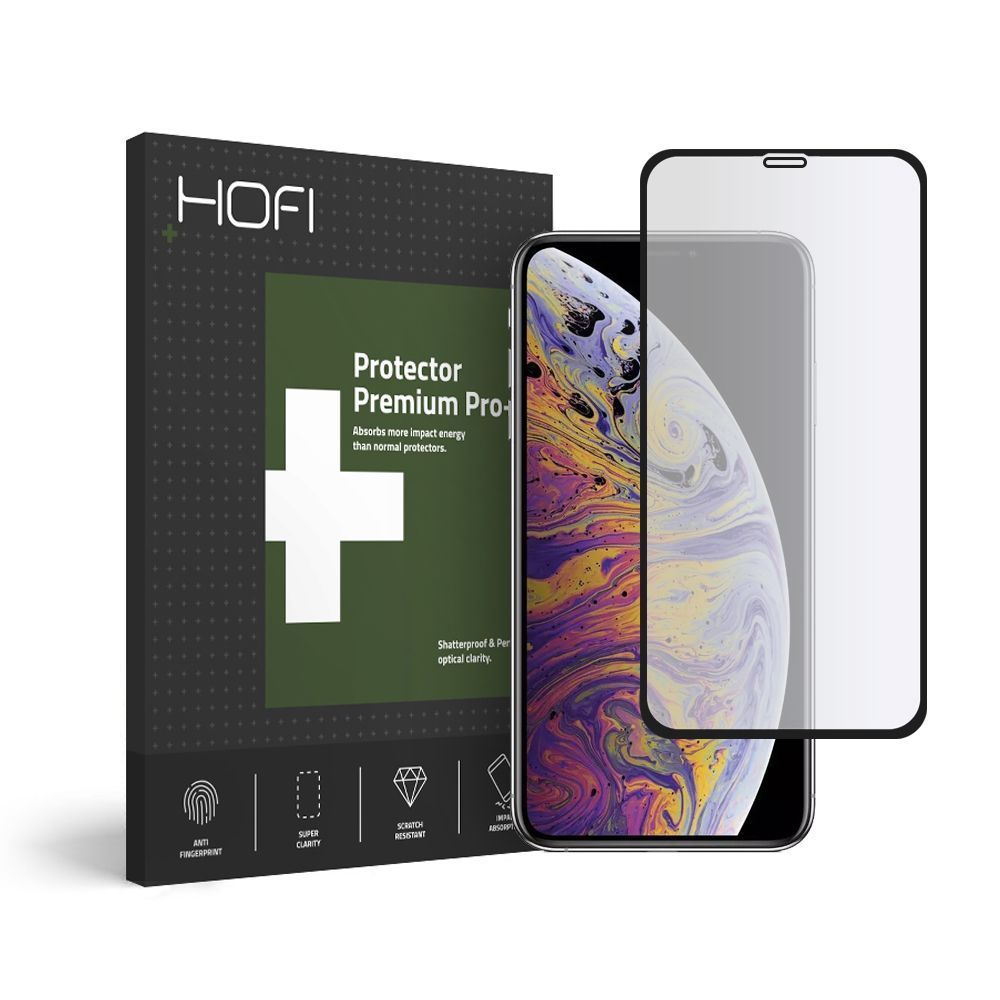 Szko hartowane Hofi Glass Pro+ czarne APPLE iPhone 11 Pro
