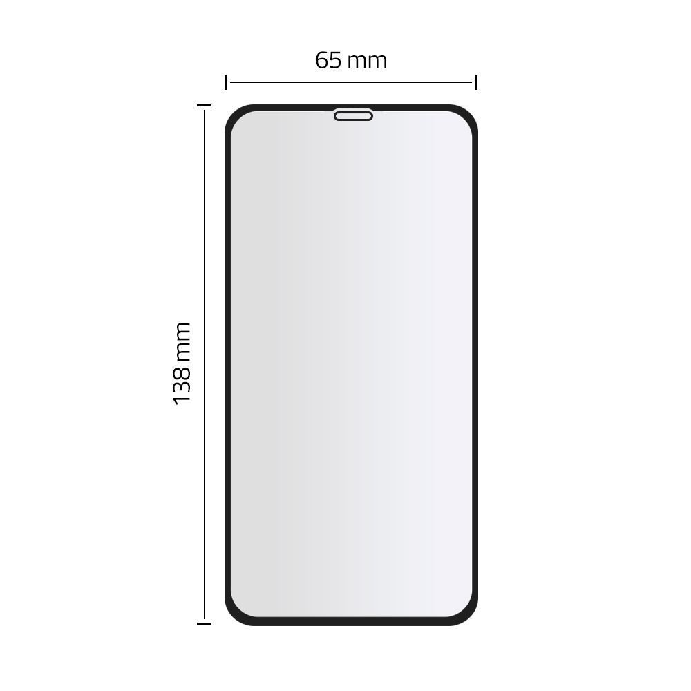 Szko hartowane Hofi Glass Pro+ czarne APPLE iPhone 11 Pro / 6