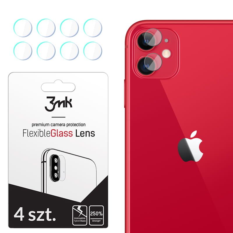 Szko hartowane hybrydowe na aparat 3MK Flexible Glass Lens  APPLE iPhone 11