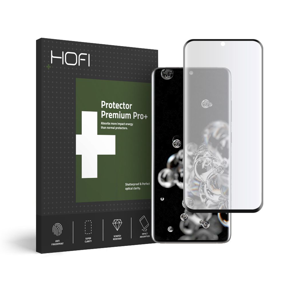 Szko hartowane hybrydowe UltraFlex Hofi Glass czarne SAMSUNG Galaxy S20 Ultra