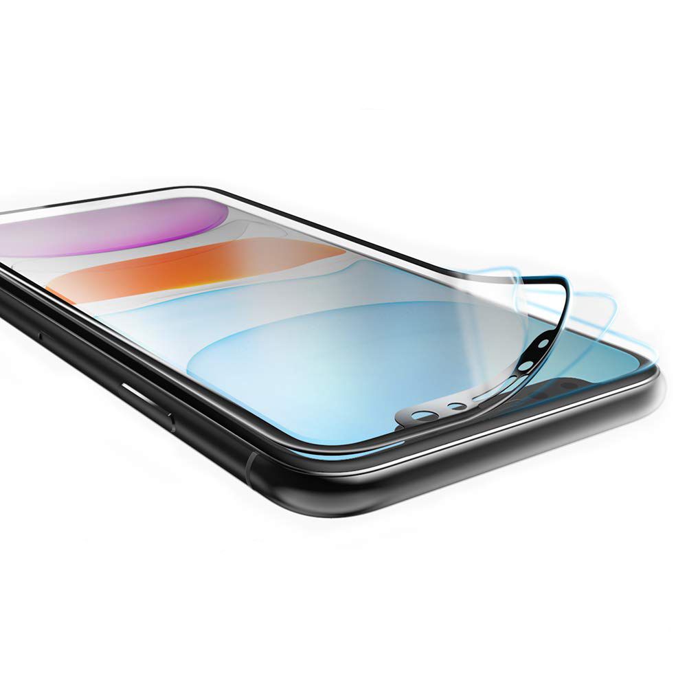 Szko hartowane hybrydowe UltraFlex Hofi Glass czarne APPLE iPhone 7 / 2