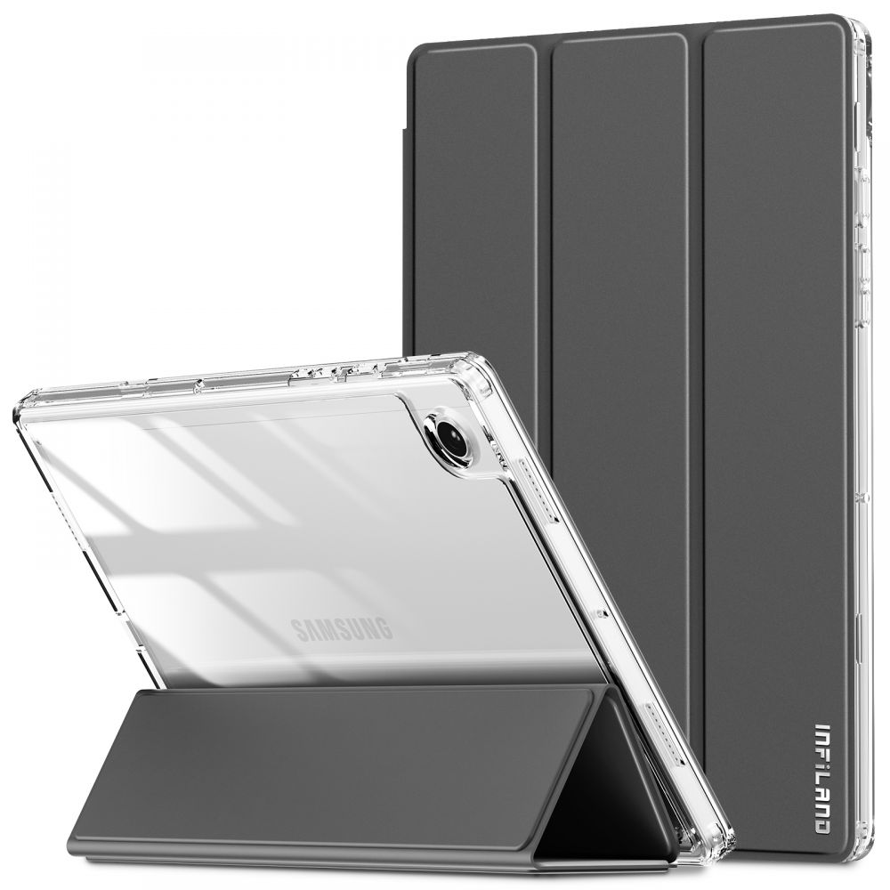 Pokrowiec Infiland Rugged Crystal grey SAMSUNG Galaxy Tab A8 10.5 2021