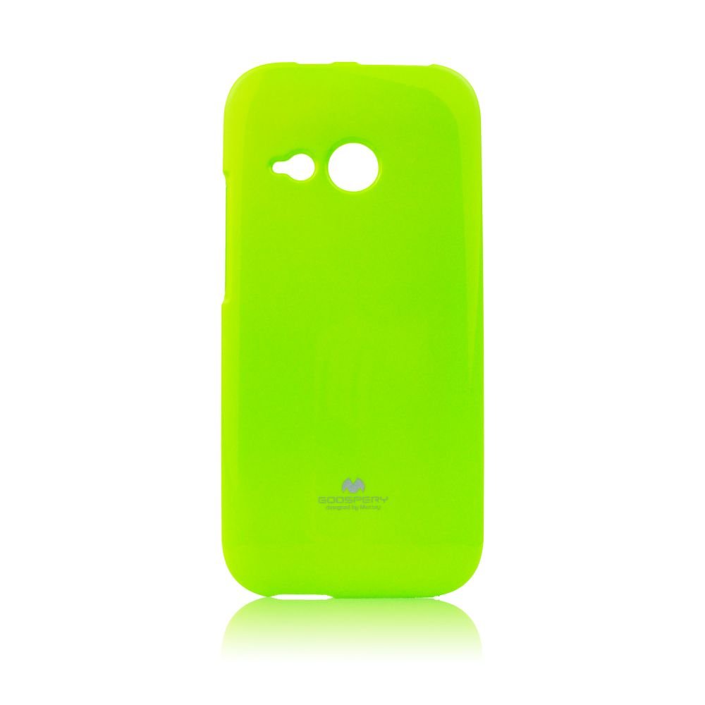 Pokrowiec etui silikonowe Mercury JELLY CASE limonkowy HTC One M8s