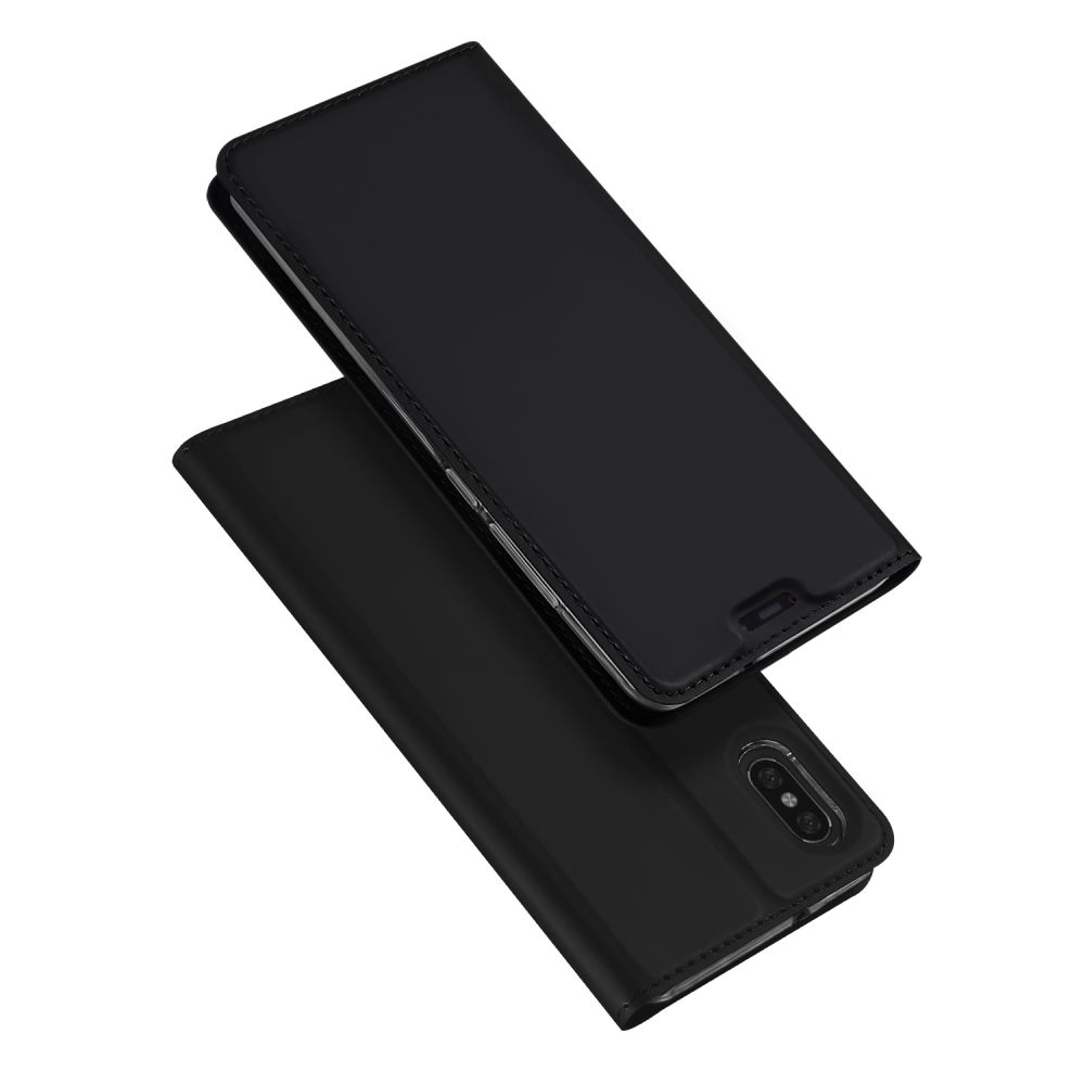 Pokrowiec etui book z podstawk DuxDucis SkinPro czarne Xiaomi Mi 8 Pro / 2