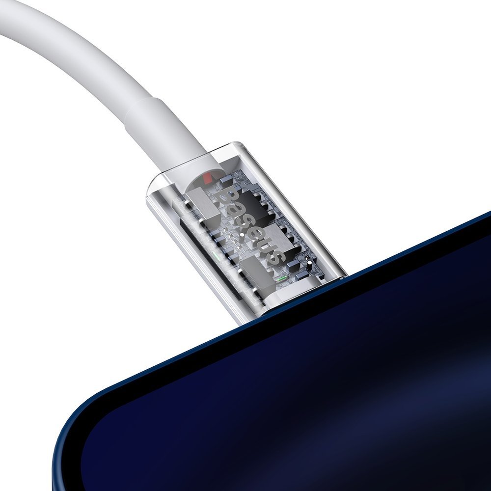 Kabel USB Baseus Superior Typ-C na Lightning 20W CATLYS-A02 1m biay APPLE iPhone 14 Pro / 7