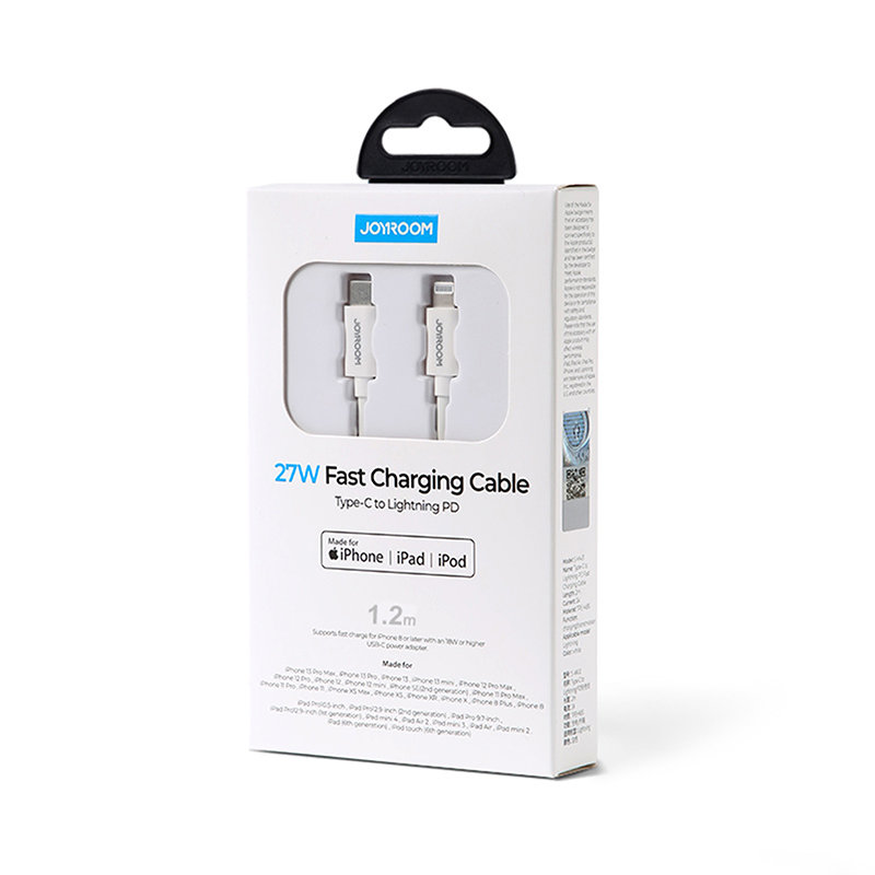 Kabel USB Joyroom Typ-C na Lightning 1.2m S-M430 biay APPLE iPhone 6s / 5