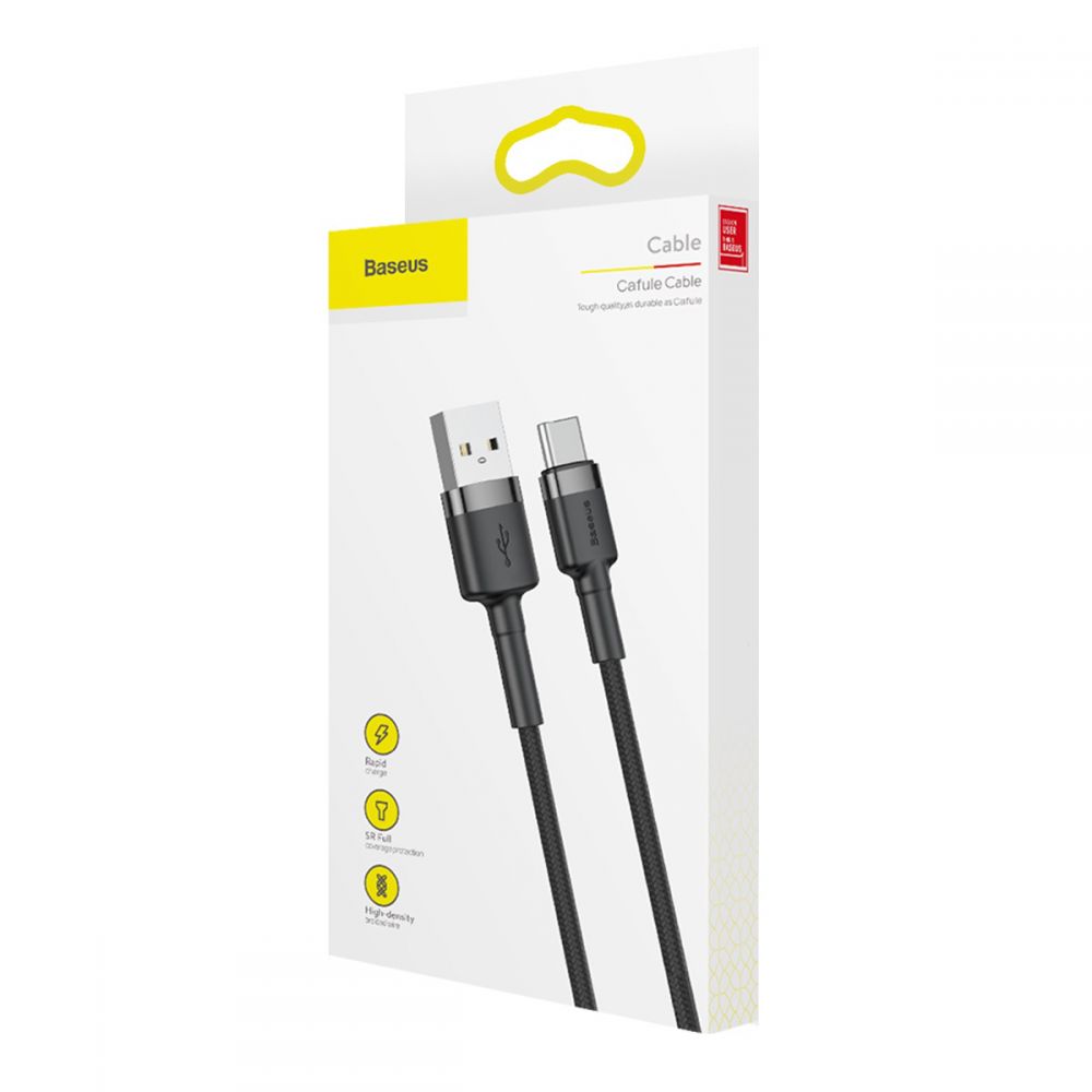Kabel USB Baseus Cafule Typ-C 1m czarny Vivo V29 Lite 5G / 4